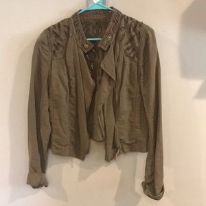 Green Free People Jacket